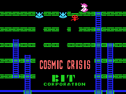 Cosmic Crisis box art for Colecovision
